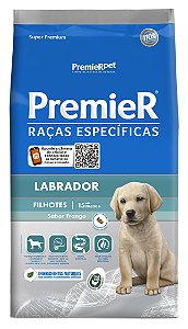 Ração Premier Raças Específicas Labrador Para Cães Filhotes Sabor Frango - 12 Kg