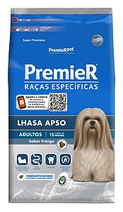 Ração Premier Raças Específicas Lhasa Apso Para Cães Adultos Sabor Frango