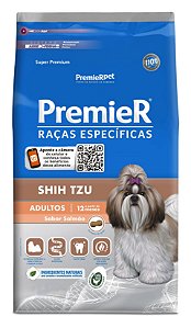 Ração Premier Raças Específicas Shih Tzu Para Cães Adultos Sabor Salmão