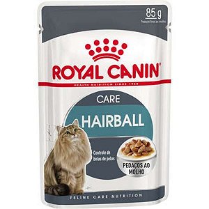 Ração Royal Canin Sachê Hairball Care Para Gatos Adultos 85 g