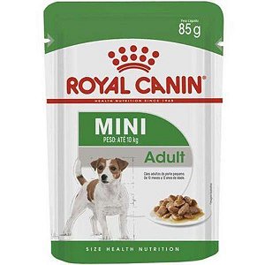 Sachê Royal Canin Mini Adult Para Cães Adultos de Porte Pequeno - 85 g