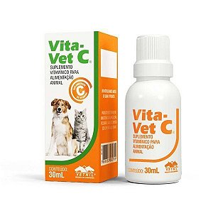 Vita-Vet C Para Cães e Gatos 30 ml
