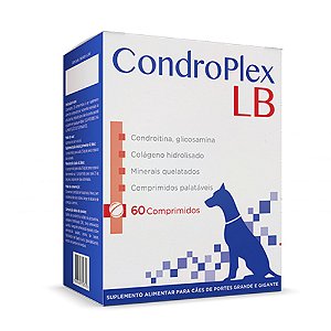 Suplemento Condroplex LB Para Cães - 60 Comprimidos