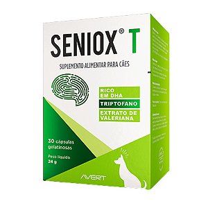 Suplemento Seniox T Para Cães - 30 Cápsulas