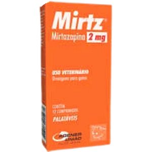 Mirtz 2 mg Para Gatos - 12 Comprimidos