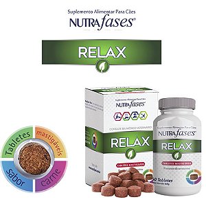 Suplemento Nutrafases Relax Para Cães - 60 Tabletes