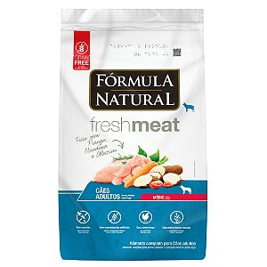 Ração Fórmula Natural Fresh Meat Para Cães Adultos Porte Médio