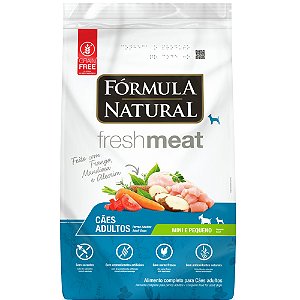 Ração Fórmula Natural Fresh Meat Para Cães Adultos Porte Mini e Pequeno