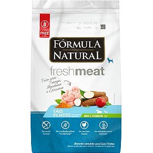 Ração Fórmula Natural Fresh Meat Para Cães Filhotes Porte Mini e Pequeno