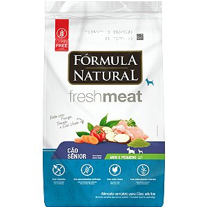 Ração Fórmula Natural Fresh Meat Sênior Para Cães Porte Mini e Pequeno