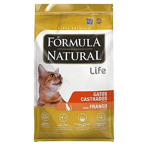 Ração Fórmula Natural Para Gatos Adultos Castrados Sabor Frango - 7 Kg