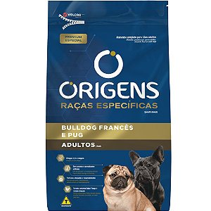 Ração Adimax Pet Origens Bulldog Francês e Pug Para Cães Adultos