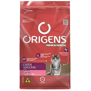 Ração Origens Para Gatos Adultos Sabor Salmão - 3 Kg