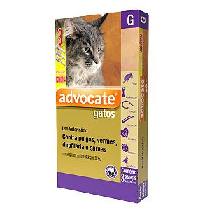 Antipulgas Advocate Para Gatos de 4 a 8 Kg de 0,8 ml