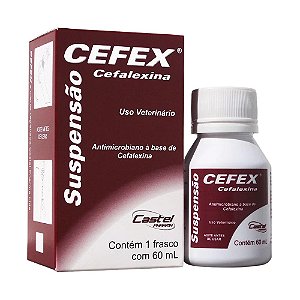 Cefex Suspensão Para Cães e Gatos - 60 ml