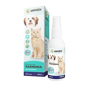 Spray Happzen Para Cães e Gatos - 100 ml