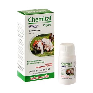 Vermífugo Chemital Puppy - 20 ml
