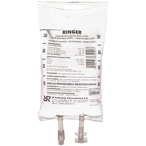 Soro Ringer Com Fisiológico JP Farma