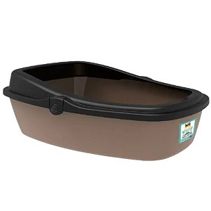 Bandeja Sanitária Plast Pet WC King - Gold / Preto