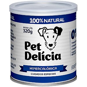 Ração Úmida Pet Delícia Hipercalórica Para Cães - 320 g