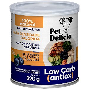 Ração Úmida Pet Delícia Low Carb Para Cães - 320 g