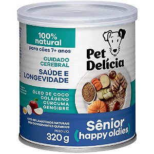 Ração Úmida Pet Delícia Sênior Para Cães Idosos - 320 g