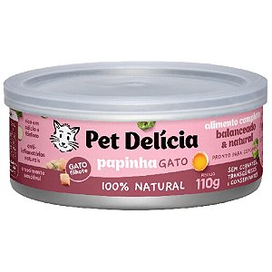 Ração Úmida Pet Delícia Papinha de Frango Para Gatos Filhotes - 110 g
