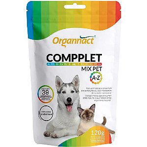 Suplemento Compplet Mix Pet Tabs Para Cães e Gatos - 60 Tabletes
