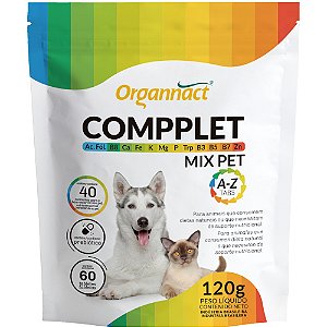 Suplemento Compplet Mix Pet Para Cães e Gatos - 120 g