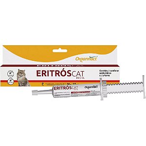 Suplemento Organnact Eritrós Cat Pasta Para Gatos - Seringa com 27 ml