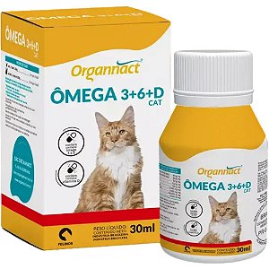 Suplemento Õmega 3+6+D Cat Para Gatos - 30 ml