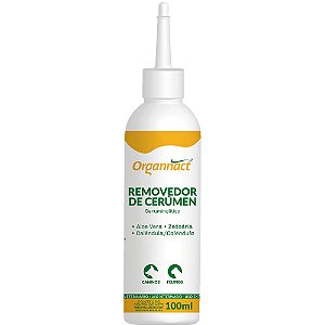 Removedor de Cerúmen Organnact Para Cães e Gatos - 100 ml