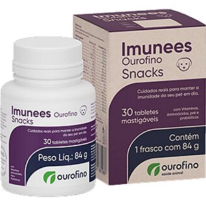 Suplemento Imunees Snacks Para Cães - 30 Tabletes