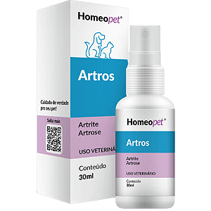 Artros Homeo Pet Para Cães e Gatos - 30 ml