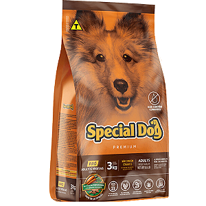 Ração Special Dog Vegetais Pró Para Cães Adultos