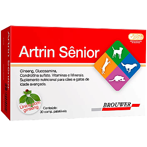 Artrin Sênior Para Cães e Gatos - 30 Comprimidos
