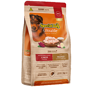 Ração Manfrim Special Dog Ultralife Júnior Para Cães Filhotes Raças Médias e Grandes Sabor Frango