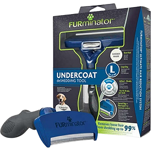 Escova Furminator Undercoat Para Cães de Pelo Curto - Grande