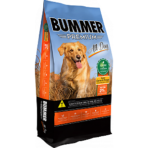 Ração Bummer Premium All Day Para Cães Adultos Sabor Carne e Frango - 15 Kg