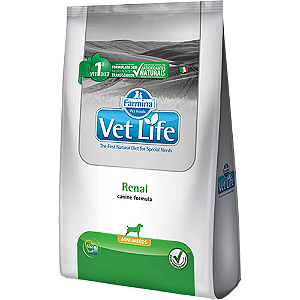 Ração Farmina Vet Life Renal Mini Para Cães de Porte Pequeno