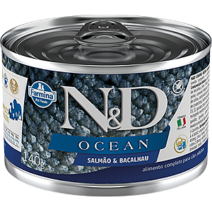 Ração Úmida N&D Ocean Adult Para Cães Adultos Sabor Salmão e Bacalhau - 140 g