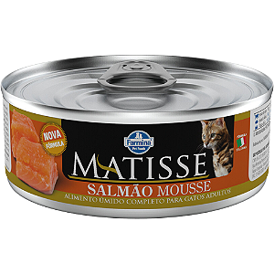 Ração Úmida Matisse Para Gatos Sabor Salmão Mousse - 85 g