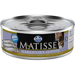 Ração Úmida Matisse Para Gatos Sabor Sardinha Mousse - 85 g