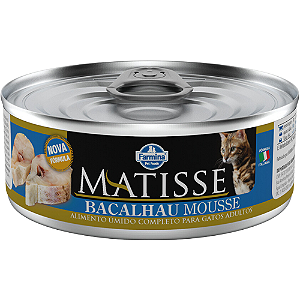Ração Úmida Matisse Para Gatos Sabor Bacalhau Mousse - 85 g
