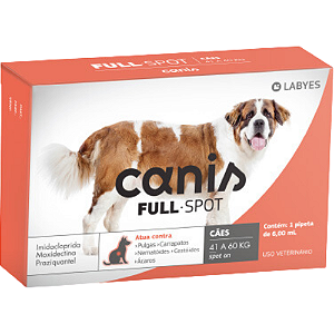 Antiparasitário Canis Fullspot Para Cães Até 41 a 60 kg - 1 Pipeta