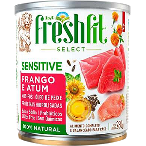 Alimento Úmido Spin Freshfit Sensitive Para Cães Sabor Frango e Atum - 280 g