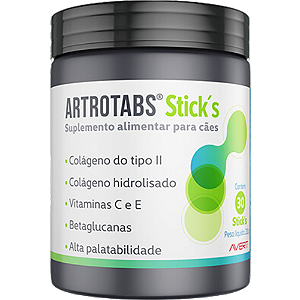 Suplemento Artrotabs Sticks Para Cães - 30 Sticks