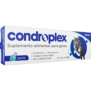 Suplemento Condroplex Pasta Para Gatos - 1 bisnaga com 60 g