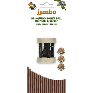 Brinquedo Jambo Pet Roller Ball Matatabi e Catnip Para Gatos