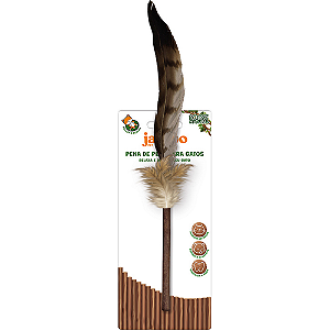 Brinquedo Jambo Pet Pena de Peru Para Gatos